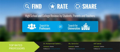 rate your university and professors in three steps