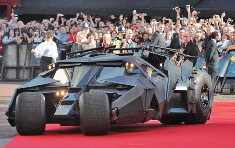 the batmobile arrives for the european premiere of the dark knight in leicester square in central london july 21 2008 photo reuters