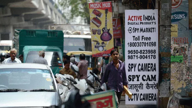 indian police say the man used a spy camera fitted to his shoe to take photos and videos of women photo afp indian police say the man used a spy camera fitted to his shoe to take photos and videos of women photo afp
