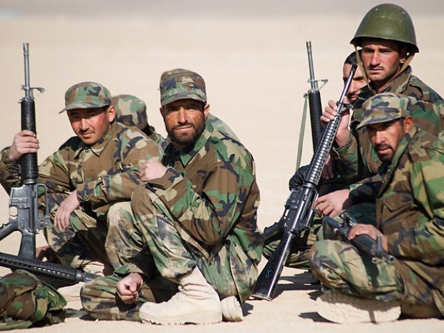 file photo of afghan national army ana soldiers photo reuters file