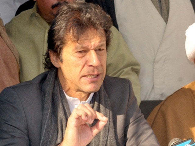 imran says party will hold a public demonstration on october 9 photo express file