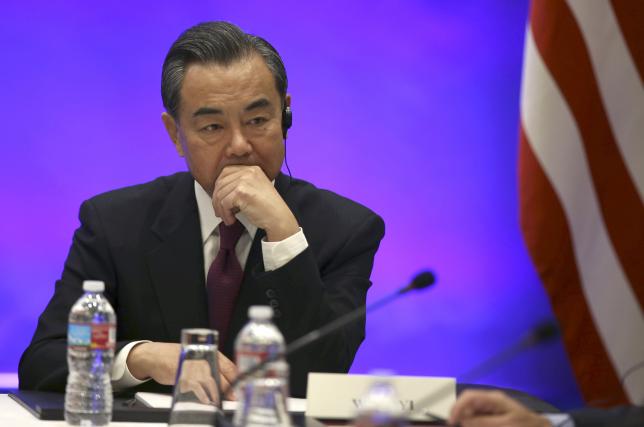chinese foreign minister wang yi attends a meeting with president xi jinping delegates and five united states governors to discuss clean technology and economic development in seattle washington september 22 2015 photo reuters