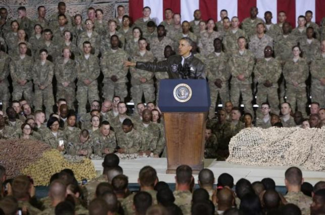 us president barack obama speaks to us troops deployed in afghanistan during an unannounced visit to bagram air base in kabul may 25 2014 photo reuters us president barack obama speaks to us troops deployed in afghanistan during an unannounced visit to bagram air base in kabul may 25 2014 photo reuters