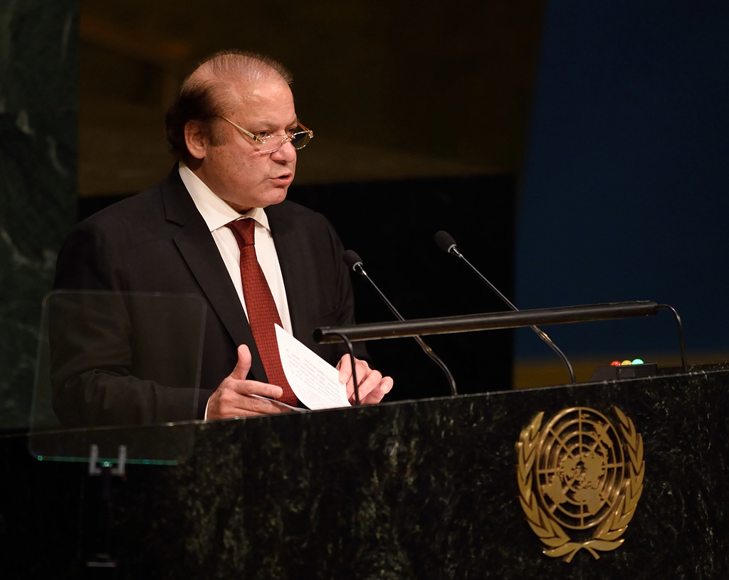 prime minister nawaz sharif addresses the 70th session of the united nations general assembly september 30 2015 at the united nations in new york