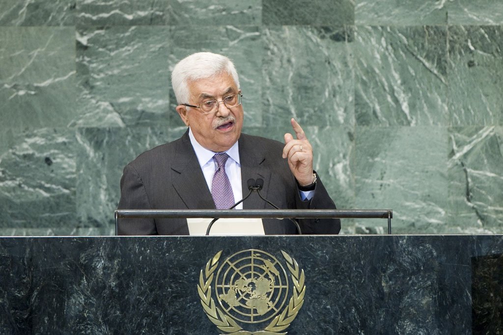 palestinian leader mahmud abbas speaking at the un general assembly session on september 30 2015 photo un