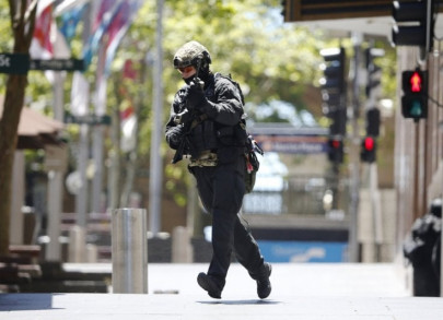 two people shot dead near police headquarters in sydney