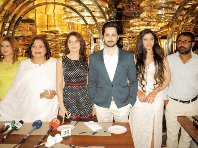 sangeeta said the cast will feature danish and quratulain in lead roles photo ashraf memon express sangeeta said the cast will feature danish and quratulain in lead roles photo ashraf memon express