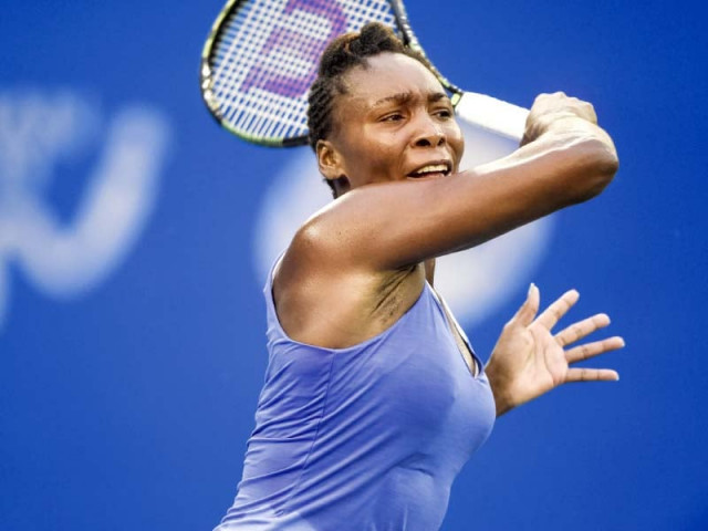 seven time grand slam winner venus was a match point down to the italian at one stage but eventually saw her off in a final set tie break photo afp seven time grand slam winner venus was a match point down to the italian at one stage but eventually saw her off in a final set tie break photo afp