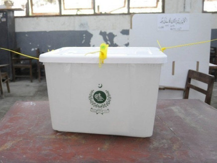 district election commissioner mian muhammad shahid briefed the participants on the procedure for local government elections photo mohammad noman express