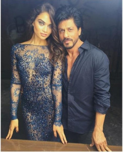 victoria s secret angel and srk come together for vogue shoot