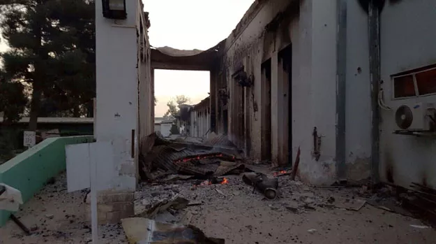 in this photograph released by medecins sans frontieres msf on october 3 2015 fires burn in part of the msf hospital in the afghan city of kunduz after it was hit by an air strike photo afp in this photograph released by medecins sans frontieres msf on october 3 2015 fires burn in part of the msf hospital in the afghan city of kunduz after it was hit by an air strike photo afp