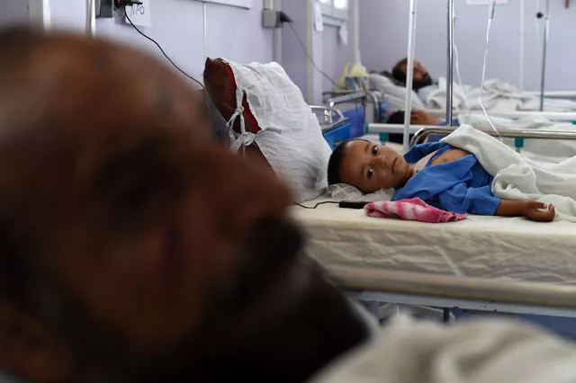 in this photograph taken on may 21 2015 an afghan child receives treatment at the medecins sans frontieres msf or doctors without borders hospital in the northern city of kunduz photo afp in this photograph taken on may 21 2015 an afghan child receives treatment at the medecins sans frontieres msf or doctors without borders hospital in the northern city of kunduz photo afp