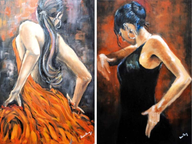 kamila ijaz zuberi s artwork on display at the nomad gallery photos huma choudhary express kamila ijaz zuberi s artwork on display at the nomad gallery photos huma choudhary express