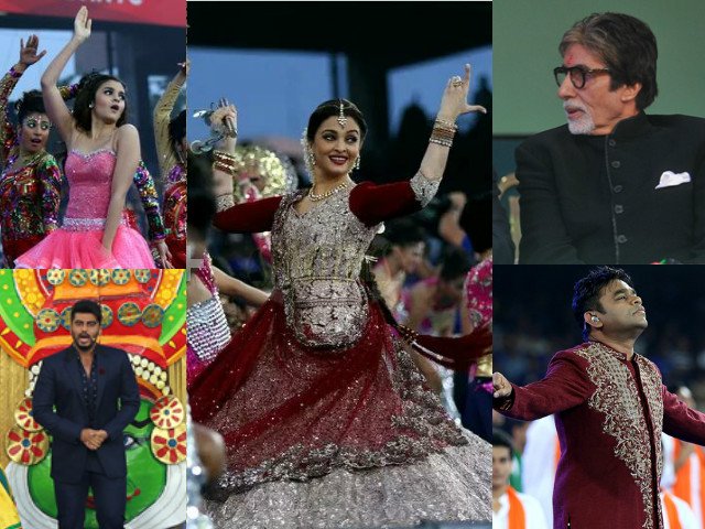 alia along with aishwarya rai and ar rahman were among the performers of the night