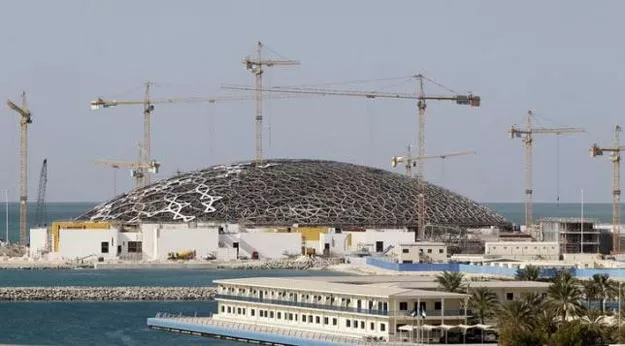 the construction site of the louvre abu dhabi designed by jean novel is seen on saadiyat island in abu dhabi november 27 2014 photo reuters the construction site of the louvre abu dhabi designed by jean novel is seen on saadiyat island in abu dhabi november 27 2014 photo reuters