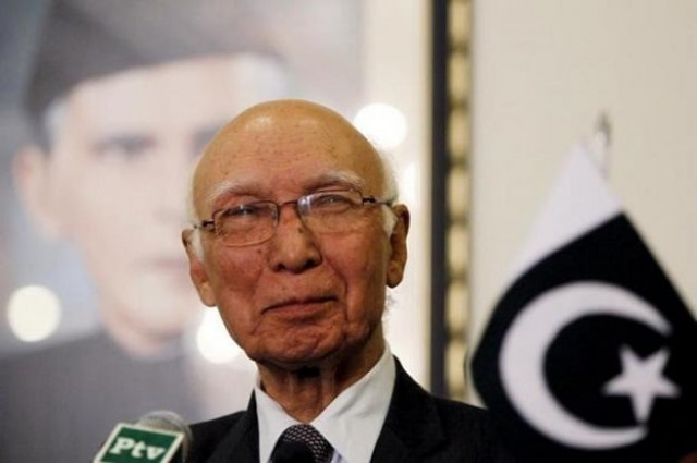 a file photo of nsa adviser sartaj aziz photo reuters a file photo of nsa adviser sartaj aziz photo reuters