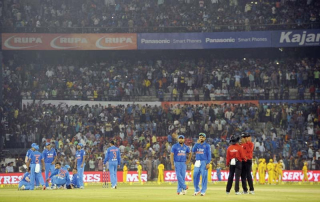 play was forced to be called off twice as the crowd threw bottles onto the ground to express their discontent at their team s performance photo afp play was forced to be called off twice as the crowd threw bottles onto the ground to express their discontent at their team s performance photo afp
