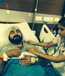 former indian cricketer sidhu admitted to hospital