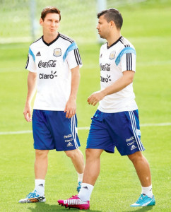 aguero to fill in for messi in upcoming wc qualifiers