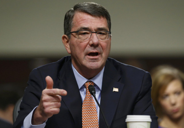 a file photo of defence secretary ashton carter photo afp a file photo of defence secretary ashton carter photo afp