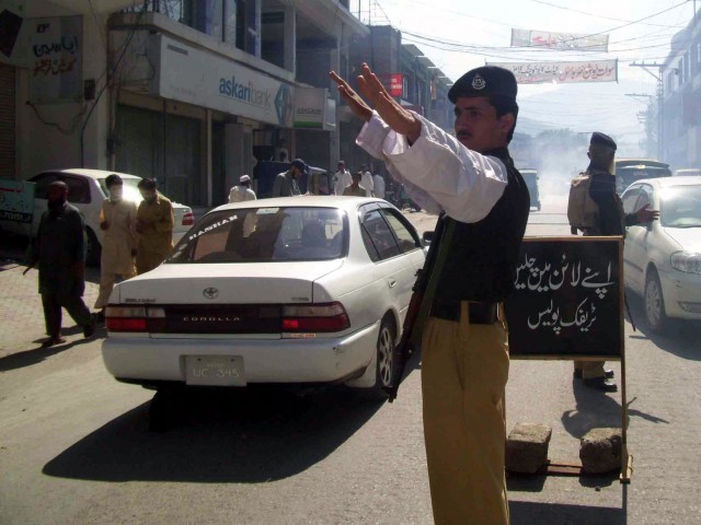 a file photo of traffic police officer photo epa file