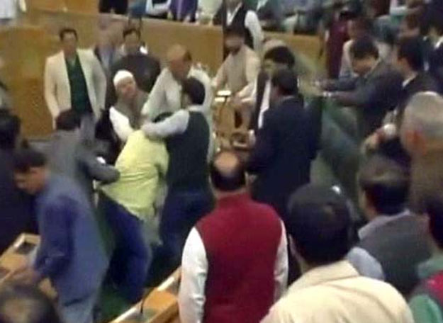 bjp mlas beat up lawmaker in indian occupied jammu and kashmir for hosting beef party photo ndtv
