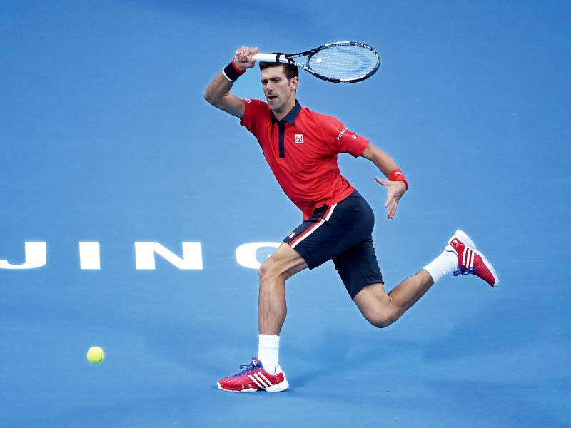 the world number one unbeaten in five appearances in beijing had no room for sentiment for beijing fans as he won 6 2 6 1 in just 55 minutes on a bright chilly day photo afp