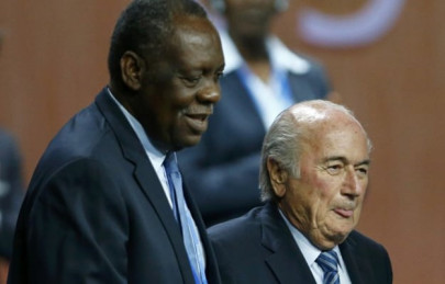 hayatou temporarily takes charge of fifa
