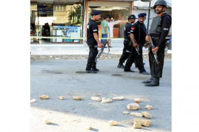 two policemen shot dead