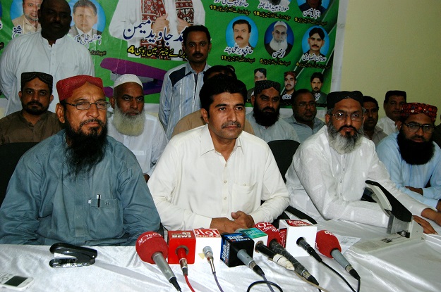 sda chairman addressing a press conference photo express