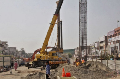 progress work on metro train in full swing