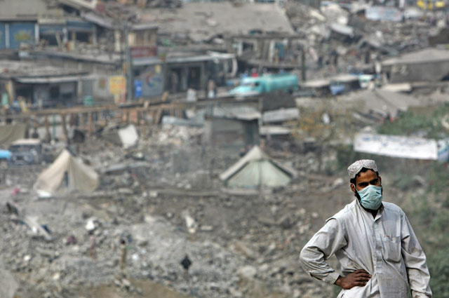 the scene in balakot 2005 photo reuters