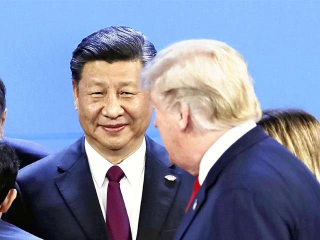 donald trump and xi jinping attend the g20 summit conference photo afp