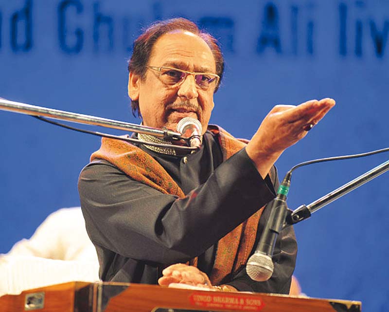 shabana azmi kailash kher mahesh bhatt and several others condemned the show cancellation and extended their gratitude to ghulam ali photo file