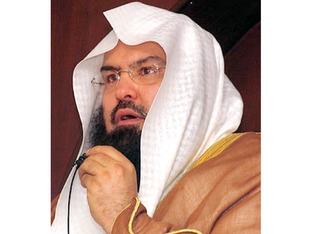 senior saudi religious leader sheikh abdulrahman al sudais photo file