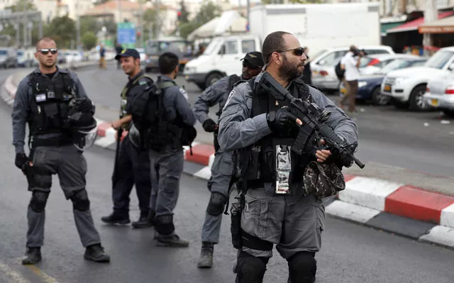 israeli security forces stand guard in the area where a palestinian man carried out a stabbing attack in the old city of jerusalem on october 10 2015 photo afp israeli security forces stand guard in the area where a palestinian man carried out a stabbing attack in the old city of jerusalem on october 10 2015 photo afp