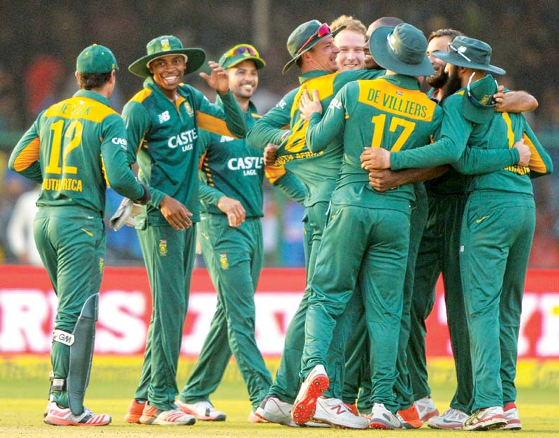 rabada dismissed two indian batsmen in two deliveries in the final over when india needed just 11 runs to win to put south africa 1 0 up in the five match series photo afp
