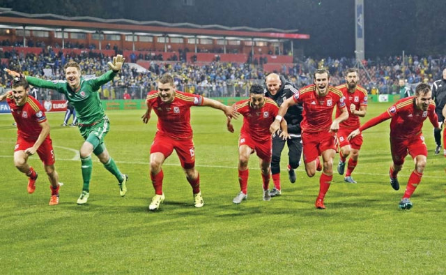 wales who last played in a major tournament at the 1958 world cup clinched second place in group h and qualified for the euros courtesy of israel losing 2 1 at home to cyprus photo reuters wales who last played in a major tournament at the 1958 world cup clinched second place in group h and qualified for the euros courtesy of israel losing 2 1 at home to cyprus photo reuters