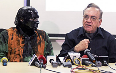 shiv sena activists attack kasuri s book launch organiser