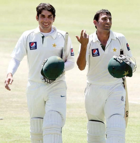 wasim thinks misbah younus are as fit as any youngster in the side photo afp wasim thinks misbah younus are as fit as any youngster in the side photo afp