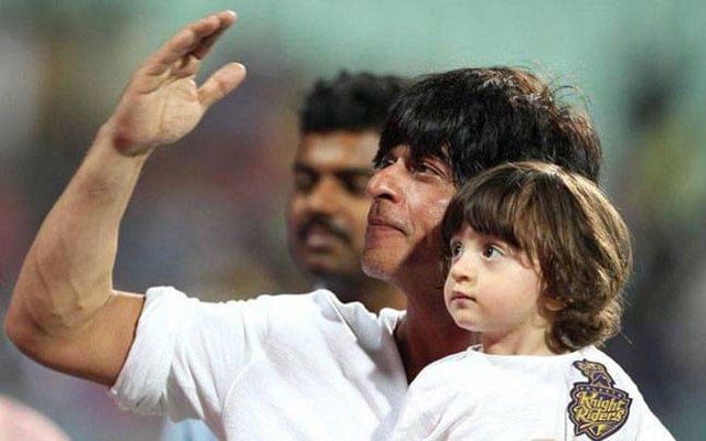 king khan and abram are having too much fun on the sets of dilwale photo indiatoday