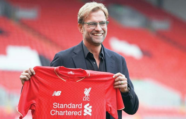 klopp has a contract to manage the merseyside giants until june 2018 and will take charge of his first premier league game against tottenham hotspur on saturday photo afp klopp has a contract to manage the merseyside giants until june 2018 and will take charge of his first premier league game against tottenham hotspur on saturday photo afp