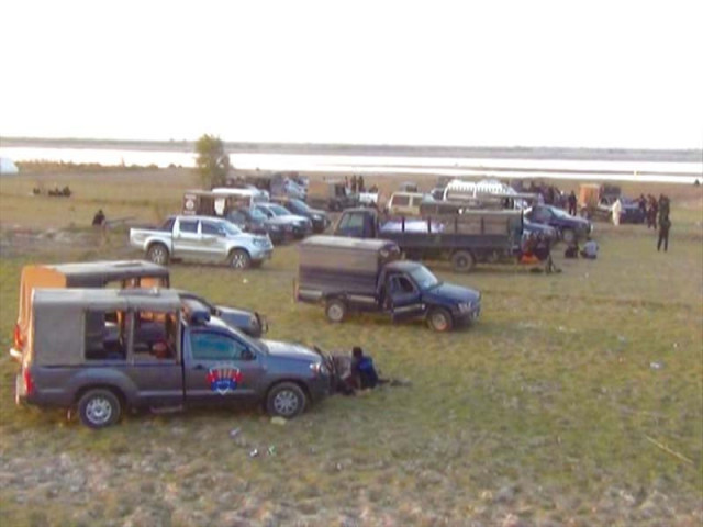 a screen grab of the police vehicles taking part in the operation photo express tv a screen grab of the police vehicles taking part in the operation photo express tv