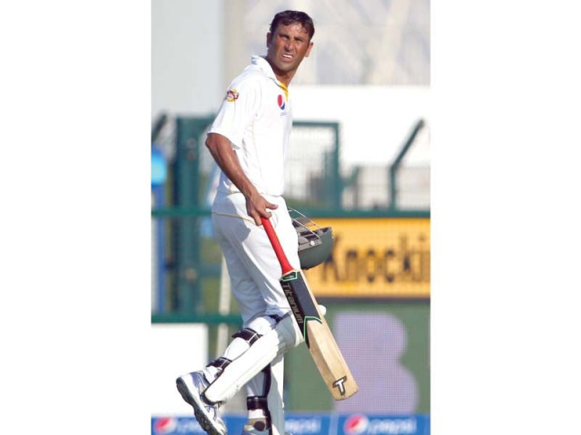 younus looked in ominous touch in his 57 ball 38 and has vowed to continue playing until he reaches the 10 000 run mark photo afp younus looked in ominous touch in his 57 ball 38 and has vowed to continue playing until he reaches the 10 000 run mark photo afp