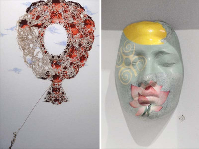 nomad exhibition budding artists take road less travelled