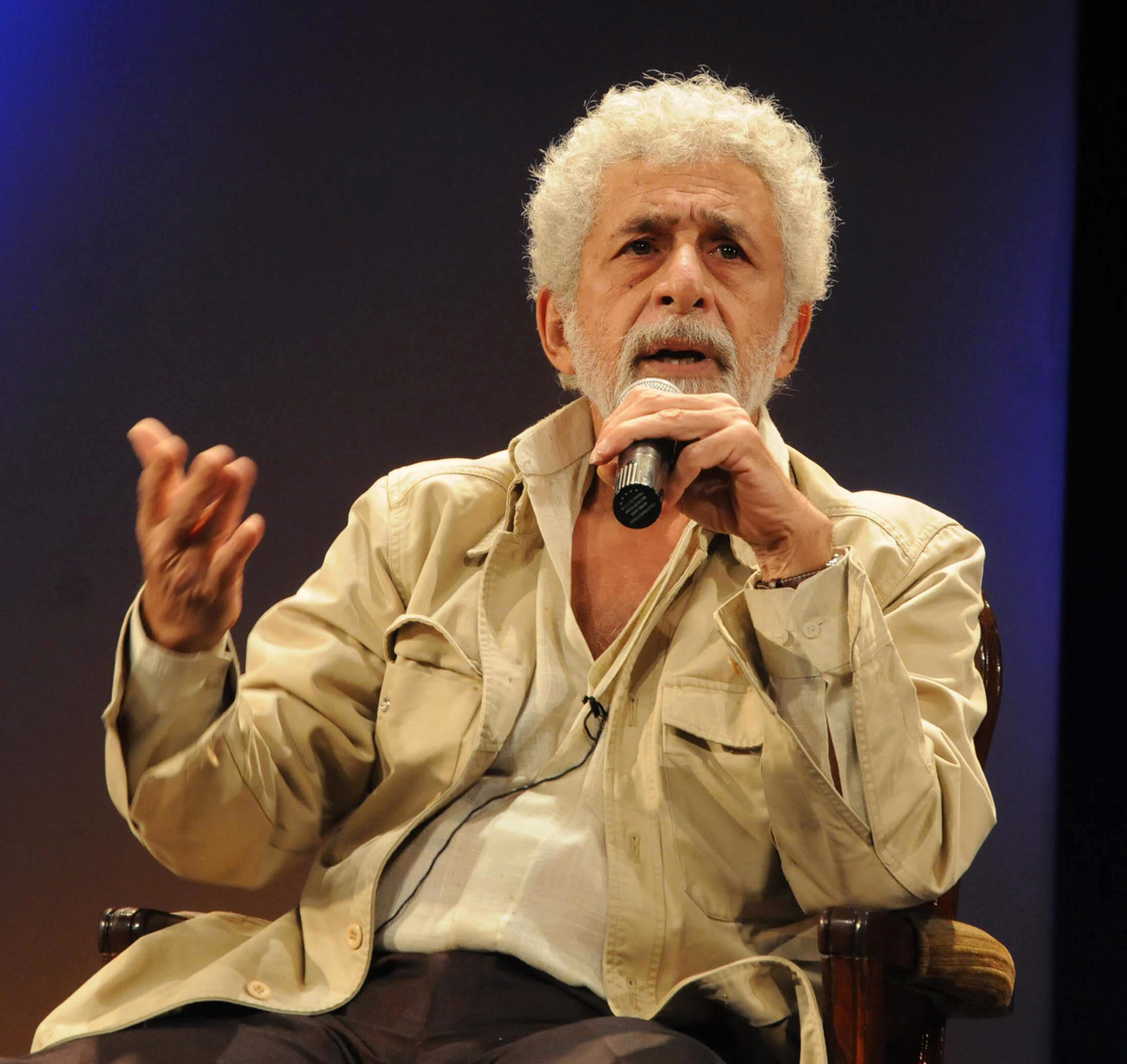 naseeruddin shah was criticised for speaking in favour of peaceful relations between pakistan and india photo mohammad noman express