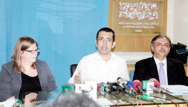 minister for information technology shahram khan tarakai during a press conference photo nni minister for information technology shahram khan tarakai during a press conference photo nni