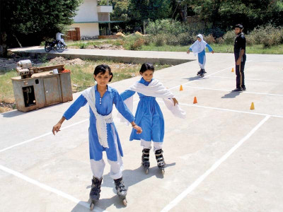 a cool school to foster bright minds