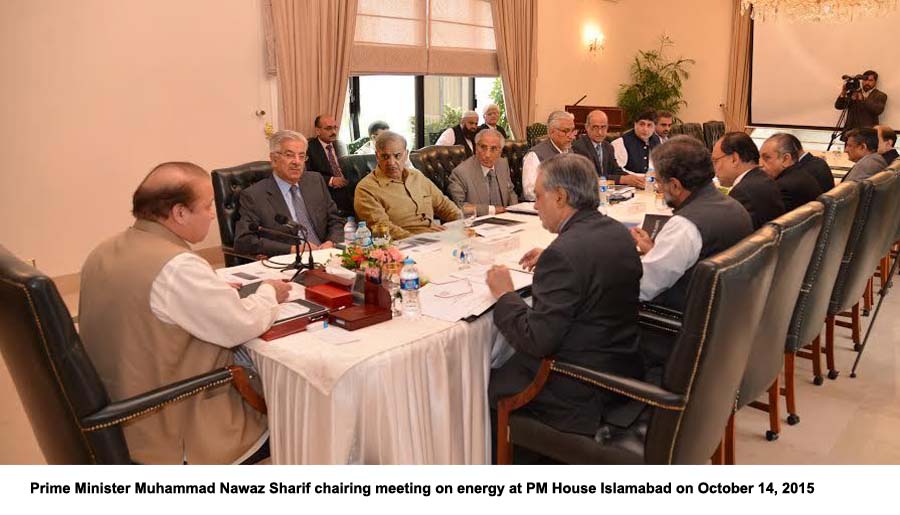 prime minister nawaz sharif chairs a meeting on energy at the pm house in islamabad on wednesday photo pid