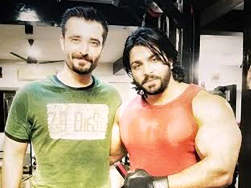 mehmood is helping hamza work on muscle symmetry proportion and endurance for his role in maula jutt photos file